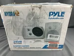 Pyle Outdoor Speaker Pair 5.25" 240W Bluetooth Powered PDWR51BTWT White For Part. Fixed Price $33.96.