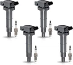 Ena Pack Of UF333 Ignition Coil 7092 Spark Plug 2.4 L4 Compatible With Toyota. Fixed Price $113.02.