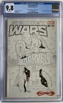 Secret Wars #1 Infinity Beyond B&w Variant Sketch Cover Greg Land Cgc 9.8. Fixed Price $127.61.
