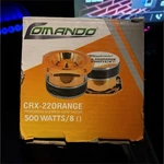 Comando CRX-220RANGE Professional Aluminum Super Tweeter 500W 8 Ohm. Fixed Price $35.38.