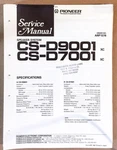 Pioneer CS-D9001 CS-D7001 Speaker Service Manual *original*. Fixed Price $9.97.
