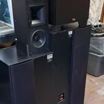 Klipsch SF3 SF1 SC3 KSW12 Black Home Theater Speaker System 100W 8 Ohms. Fixed Price $999.00.