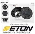 Eton Rsc Midrange 8CM (3") Woofer Car Speaker 80MM - 1 Pair. Fixed Price $277.81.