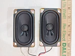 22SS48 Tv Speakers, Mitsubishi, 480P674-2, Ohm, Watt, Very Good Condition. Fixed Price $6.95.