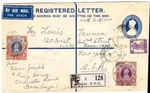 India Registered Postal ENVELOPE-HG:C8-UPRATED-KEY Plates SG#259,#260#. Fixed Price $48.00.