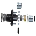 Set Of 1 Hub Kits 4.5 Bolt Axle For 3500 Lb Trailers. Fixed Price $57.79.