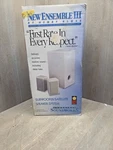 Cambridge Soundworks Ensemble Iii Subwoofer White And Speakers. Fixed Price $165.00.