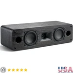 Center Channel Speaker 90W Dual Woofers Horn Tweeter Wall Mountable Home Theater. Fixed Price $63.98.