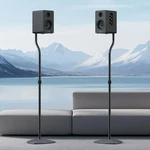 Universal Speaker Stands (pair): Adjustable 28-38IN, Surround Sound For Home The. Fixed Price $57.00.