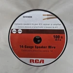 Rca Gauge Speaker Wire Ft Spool AH14100SN. Fixed Price $24.99.