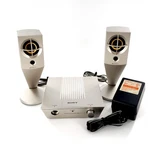 Sony SRS-Z1 Desktop Active Speaker System W/ Power Supply Missing Knob Tested. Fixed Price $85.00.
