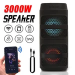 3000W Portable Bluetooth Speaker Subwoofer Heavy Bass Stereo Sound System Party. Fixed Price $21.99.