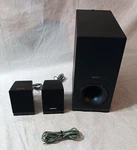Sony Subwoofer Model SS-WS121 90 Watts 28HZ-200HZ & (2) SS-TS121. Fixed Price $29.99.