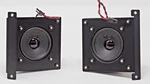 Pair Visaton FRS-7 Speakers With Custom Brackets & Covers Factory Takeoff. Fixed Price $18.00.
