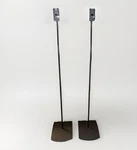 Bose UFS-20 Lot Of Universal Acoustimass Cube Satellite Speaker Floor Stand. Fixed Price $99.00.