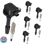 Sykrss 6-PACK UF825 Ignition Coils 4469 Spark Plugs Kit Compatible Ford. Fixed Price $137.97.