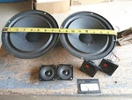 Pair 8" Woofers & Tweeters Crossovers From Kenwood LSK-304 2WAY Speakers Works. Fixed Price $44.98.