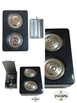 Xeos Micro Speakers Pair (black And Silver, Fair Condition, Rca (FVS016248). Fixed Price $11.99.