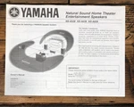 Yamaha NS-A528 NS-A638 NS-A838 Owners / User Manual *original*. Fixed Price $14.97.