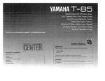 Yamaha T-85 Tuner Owners Manual. Fixed Price $22.24.