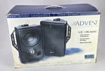 Advent Marbl Indoor Outdoor 5.25" Way Speakers Pair With Brackets, Box, Papers. Fixed Price $85.00.