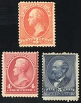 Us Stamps # 214-16 Mh Lot Of 3 Values Fresh Color Scott $465.00. Fixed Price $87.50.