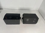 Pyramid 200W Indoor Outdoor Metal Home Office Speakers 3-WAY Black Pair. Fixed Price $60.42.