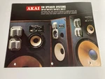 Akai Speaker Systems SW-127/SW-137II/SW-157II/SW-177 Brochure. Fixed Price $22.00.