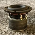 3.5 Inch High Excursion Subwoofer Carbon Fiber Cone Dual Spider Design. Fixed Price $97.50.
