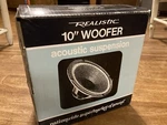Vintage Realistic 10" Woofer Speakers 50 Watts 8 Ohm Acoustic Suspension Openbox. Fixed Price $48.00.