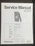 Technics SB-2840 Speaker Service Manual Photocopy. Fixed Price $9.99.