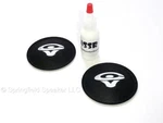 Cerwin Vega 2.75" Felt Logo Dust Cap Kit With Adhesive - 2DC275CVG. Fixed Price $12.95.
