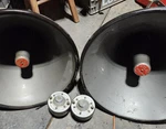 2- Vintage Atlas Sound PD-5VH Drivers And Horns. Fixed Price $350.00.