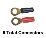 Lot Of Radio Shack Gold-plated Solderless Ring Terminals Catalog : 2780334. Fixed Price $9.99.