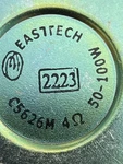 Eastech Onkyo Woofers C5626M 4 Ohm 50W -100W For SKF-100 Speakers. Fixed Price $30.00.