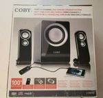 Coby CSMP80 High Performance Speaker System. Fixed Price $50.00.