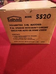 Rare Calrad 5" S520 Volumetric Speakers & Org. Box Japan. Fixed Price $100.00.