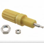 2PCS New Cinch Johnson 111-0107-001 Yellow Binding Posts, *free Shipping*. Fixed Price $7.95.