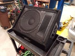 Peavey 1545TI Stage Monitors With 15" Black Widows. Fixed Price $200.00.