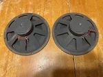 Vintage Audax Rare 8'' Full Range Speakers Woofers Matched Pair 4 Ohms. Fixed Price $175.00.