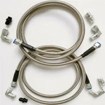 Gm 4L60E 4L65E Automatic Transmission Cooler Lines Kits -6AN Fiber & Braided. Fixed Price $48.35.