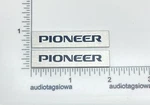 Pioneer HPM-200 Speaker Badge Logo Emblem Pair Aluminum Reproduction. Fixed Price $12.00.