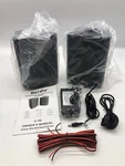 Herdio 4 Inches 200 Watts Passive Wired Indoor Outdoor Patio Deck Speakers Bass. Fixed Price $43.70.