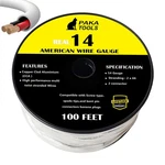 Speaker Wire (100 Feet) (copper Clad Aluminum) - Fire Safety Wall Rated Au.... Fixed Price $28.39.