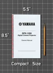Yamaha DPX-1200 Owners Manual User Guide 68 Pages Half Size 5.5X8.5. Fixed Price $23.95.