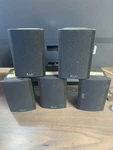 Klh Model SS-02 Home Audio Systems Speakers Five Black 100W 8-OHM Nos. Fixed Price $74.95.