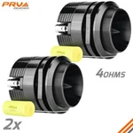 2X Prv TW400TI-ND-4 V2 Bullet Neodymium Pro Super Tweeter Ohms Titanium 120W. Fixed Price $99.91.