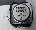 Visaton Frws 5 Broadband Speaker 8 Ohm, Very Narrow Ela-zeilen 070201-0001. Fixed Price $13.99.