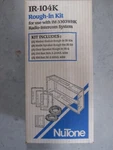 Nutone IR104K Rough-in Kit For Radio Intercom System IM3303WHK New Box. Fixed Price $50.00.
