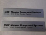 Mcs Rare Nec 683-8247 Metal Name Plate Logos Emblem Vintage Pair. Fixed Price $13.00.